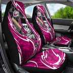 Sydney Sixers Car Seat Cover Flaming Lightning Storm Geometric Sports Mascot Art