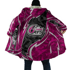 Sydney Sixers Cloak Flaming Lightning Storm Geometric Sports Mascot Art