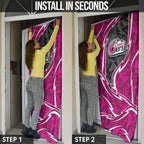 Sydney Sixers Door Cover Flaming Lightning Storm Geometric Sports Mascot Art