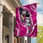 Sydney Sixers Garden Flag Flaming Lightning Storm Geometric Sports Mascot Art
