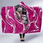 Sydney Sixers Hooded Blanket Flaming Lightning Storm Geometric Sports Mascot Art