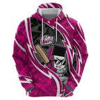 Sydney Sixers Hoodie Flaming Lightning Storm Geometric Sports Mascot Art