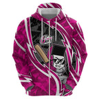 Sydney Sixers Hoodie Flaming Lightning Storm Geometric Sports Mascot Art