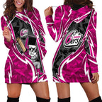 Sydney Sixers Hoodie Dress Flaming Lightning Storm Geometric Sports Mascot Art