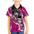 Sydney Sixers Kid Hawaiian Shirt Flaming Lightning Storm Geometric Sports Mascot Art
