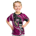 Sydney Sixers Kid T Shirt Flaming Lightning Storm Geometric Sports Mascot Art