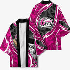 Sydney Sixers Kimono Flaming Lightning Storm Geometric Sports Mascot Art