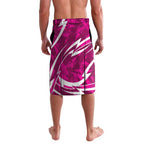 Sydney Sixers Lavalava Flaming Lightning Storm Geometric Sports Mascot Art