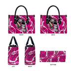Sydney Sixers Leather Bag Flaming Lightning Storm Geometric Sports Mascot Art