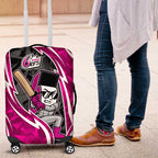 Sydney Sixers Luggage Cover Flaming Lightning Storm Geometric Sports Mascot Art