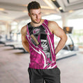 Sydney Sixers Men Tank Top Flaming Lightning Storm Geometric Sports Mascot Art