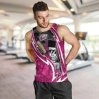 Sydney Sixers Men Tank Top Flaming Lightning Storm Geometric Sports Mascot Art