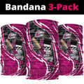 Sydney Sixers Neck Gaiter Flaming Lightning Storm Geometric Sports Mascot Art