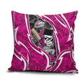 Sydney Sixers Pillow Cover Flaming Lightning Storm Geometric Sports Mascot Art