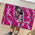 Sydney Sixers Rubber Doormat Flaming Lightning Storm Geometric Sports Mascot Art