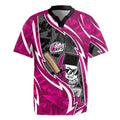 Sydney Sixers Rugby Jersey Flaming Lightning Storm Geometric Sports Mascot Art