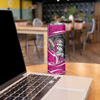 Sydney Sixers Skinny Tumbler Flaming Lightning Storm Geometric Sports Mascot Art