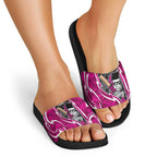 Sydney Sixers Slide Sandals Flaming Lightning Storm Geometric Sports Mascot Art