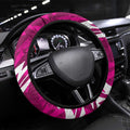 Sydney Sixers Steering Wheel Cover Flaming Lightning Storm Geometric Sports Mascot Art