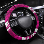 Sydney Sixers Steering Wheel Cover Flaming Lightning Storm Geometric Sports Mascot Art