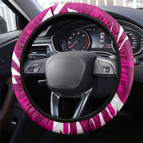 Sydney Sixers Steering Wheel Cover Flaming Lightning Storm Geometric Sports Mascot Art