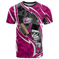 Sydney Sixers T Shirt Flaming Lightning Storm Geometric Sports Mascot Art