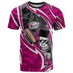 Sydney Sixers T Shirt Flaming Lightning Storm Geometric Sports Mascot Art