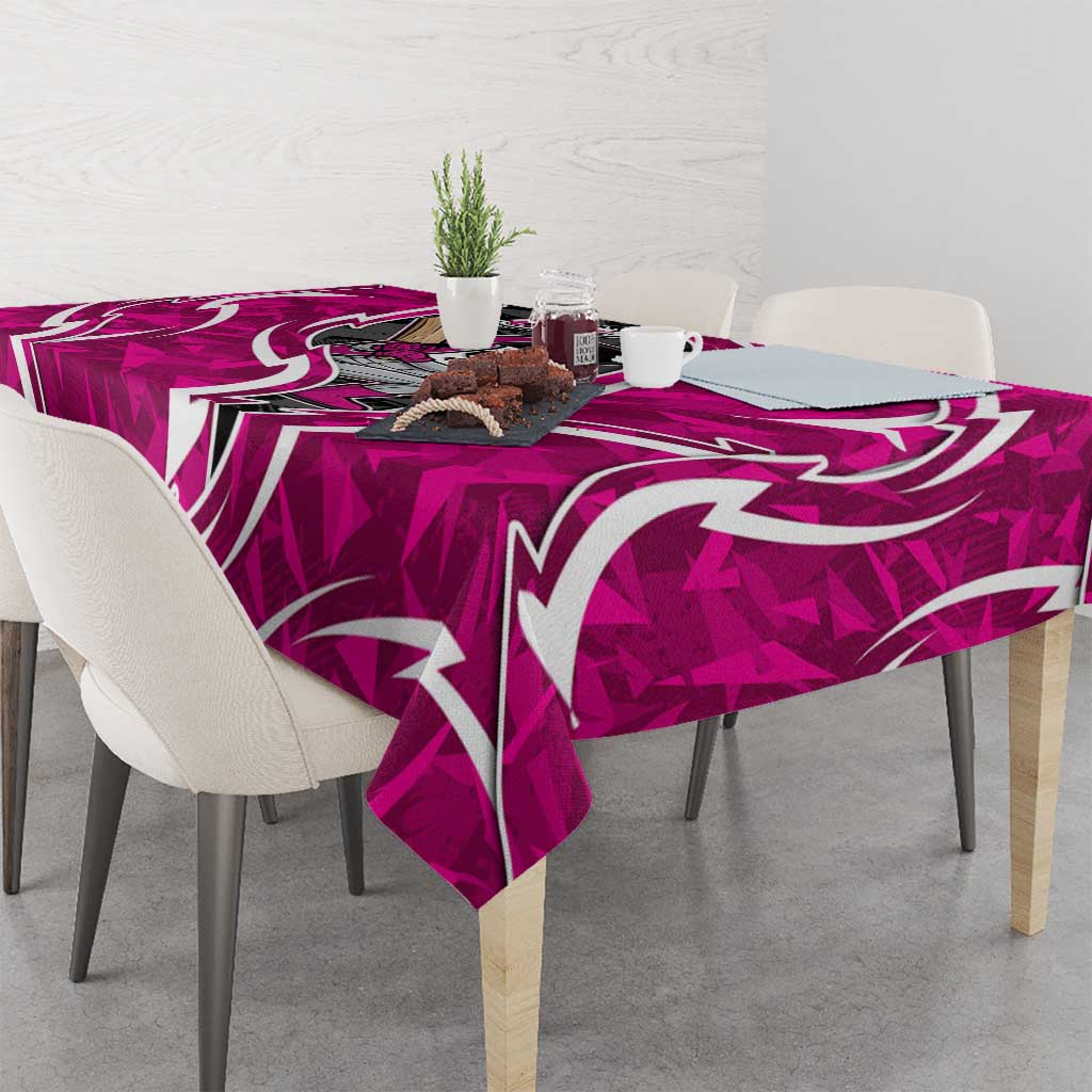 Sydney Sixers Tablecloth Flaming Lightning Storm Geometric Sports Mascot Art