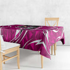 Sydney Sixers Tablecloth Flaming Lightning Storm Geometric Sports Mascot Art