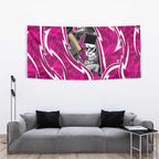 Sydney Sixers Tapestry Flaming Lightning Storm Geometric Sports Mascot Art