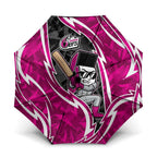 Sydney Sixers Umbrella Flaming Lightning Storm Geometric Sports Mascot Art