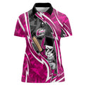 Sydney Sixers Women Polo Shirt Flaming Lightning Storm Geometric Sports Mascot Art