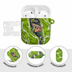 Sydney Thunder AirPods Case Flaming Lightning Storm Geometric Sports Mascot Art