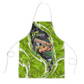 Sydney Thunder Apron Flaming Lightning Storm Geometric Sports Mascot Art