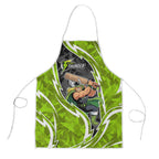 Sydney Thunder Apron Flaming Lightning Storm Geometric Sports Mascot Art
