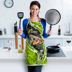 Sydney Thunder Apron Flaming Lightning Storm Geometric Sports Mascot Art