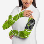 Sydney Thunder Arm Sleeves Flaming Lightning Storm Geometric Sports Mascot Art