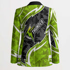 Sydney Thunder Blazer Flaming Lightning Storm Geometric Sports Mascot Art