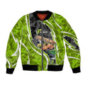 Sydney Thunder Bomber Jacket Flaming Lightning Storm Geometric Sports Mascot Art