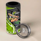 Sydney Thunder 4 in 1 Can Cooler Tumbler Flaming Lightning Storm Geometric Sports Mascot Art