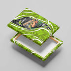Sydney Thunder Canvas Wall Art Flaming Lightning Storm Geometric Sports Mascot Art