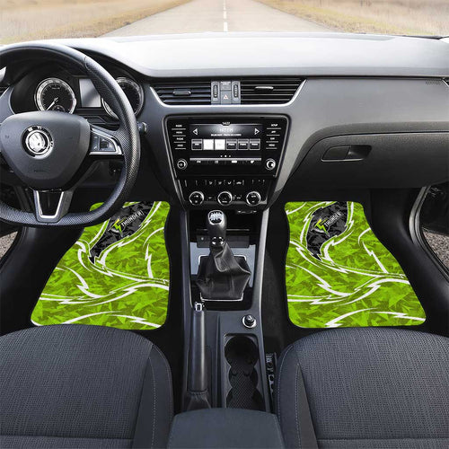 Sydney Thunder Car Mats Flaming Lightning Storm Geometric Sports Mascot Art