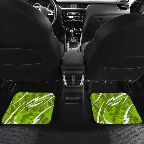 Sydney Thunder Car Mats Flaming Lightning Storm Geometric Sports Mascot Art