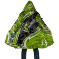 Sydney Thunder Cloak Flaming Lightning Storm Geometric Sports Mascot Art