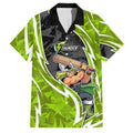 Sydney Thunder Family Matching Tank Maxi Dress and Hawaiian Shirt Flaming Lightning Storm Geometric Sports Mascot Art