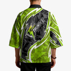 Sydney Thunder Kimono Flaming Lightning Storm Geometric Sports Mascot Art