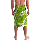 Sydney Thunder Lavalava Flaming Lightning Storm Geometric Sports Mascot Art