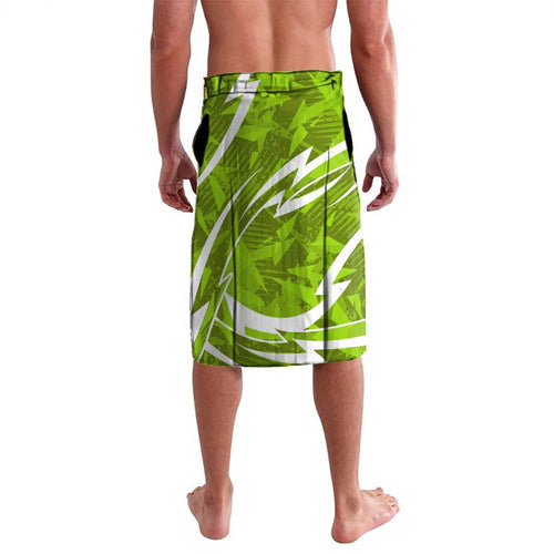 Sydney Thunder Lavalava Flaming Lightning Storm Geometric Sports Mascot Art