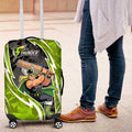 Sydney Thunder Luggage Cover Flaming Lightning Storm Geometric Sports Mascot Art