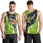 Sydney Thunder Men Tank Top Flaming Lightning Storm Geometric Sports Mascot Art